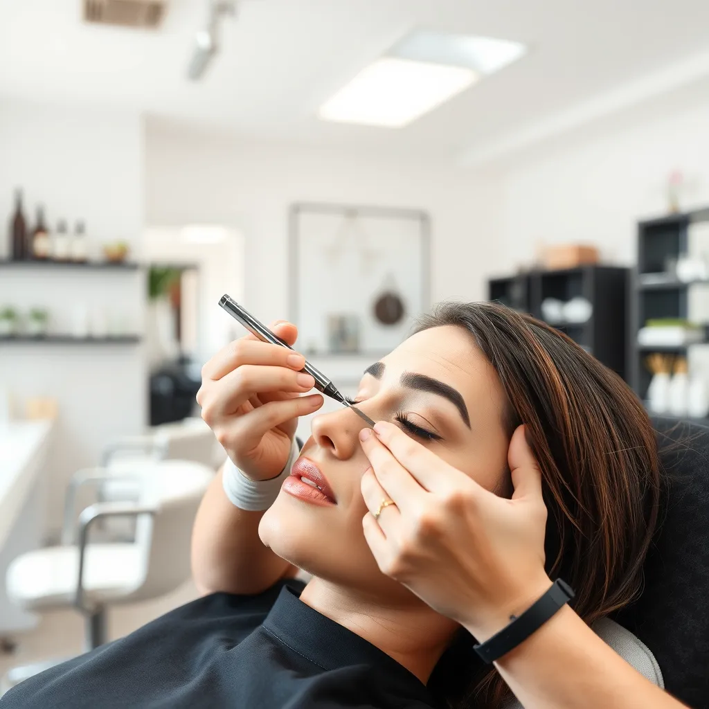 Eyebrow Shaving