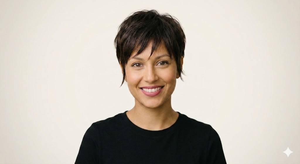 Short Subtle Bangs That Hit At The Cheekbones